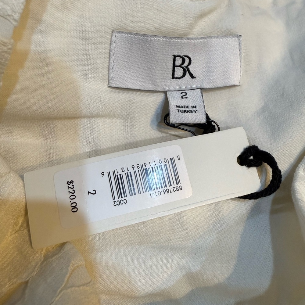 🤍 Banana Republic Open Weave Midi Skirt – Ivory / Off-White (Size 2) – NWT 🤍 - Picture 5 of 7